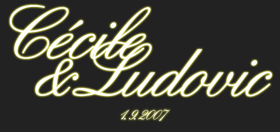 Cecile & Ludovic 1.9.2007